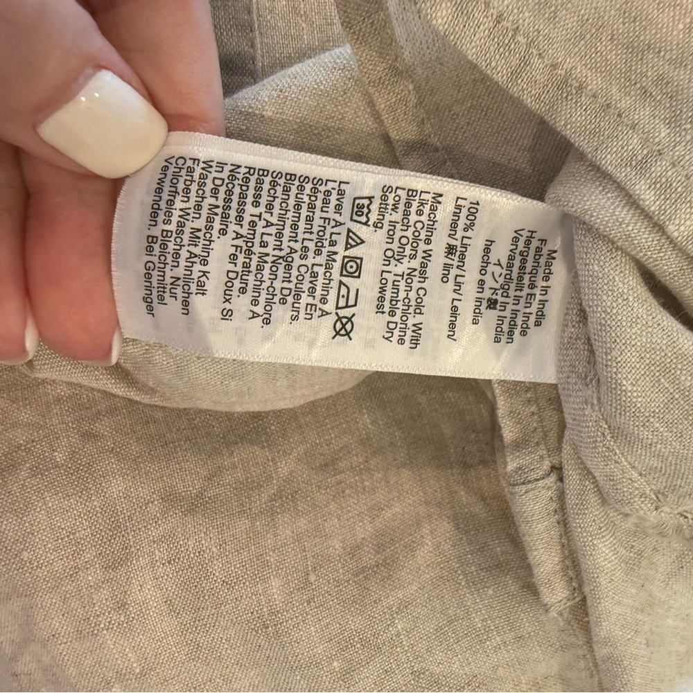J. Crew Cream Baird McNutt linen Dress - Picture 5 of 11